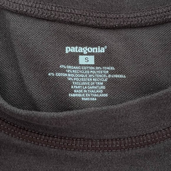 Patagonia Chocolate Brown Organic Cotton Crewneck Sweater, Size Small - Picture 5 of 7